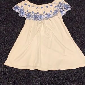 Off the shoulder dress